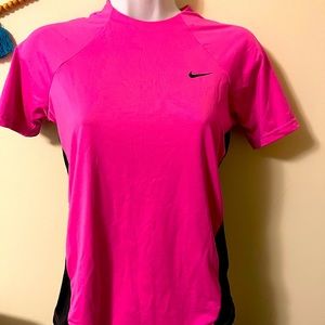 Nike dry fit pink SPF 40 proof shirt. Size small.